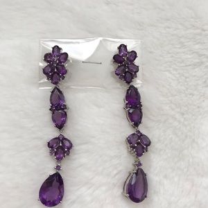 Amethyst earrings